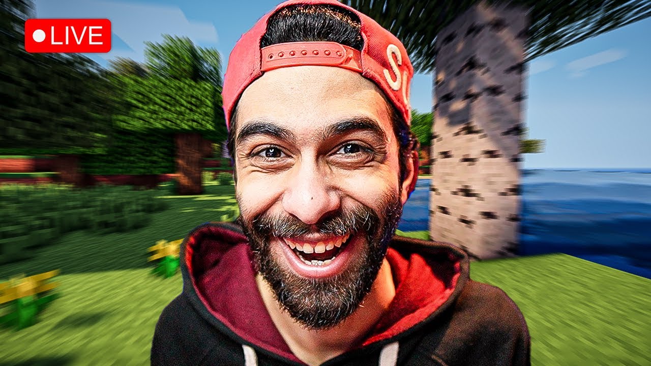 بث مباشر  ماين كرافت اول مرة من سنين العبها