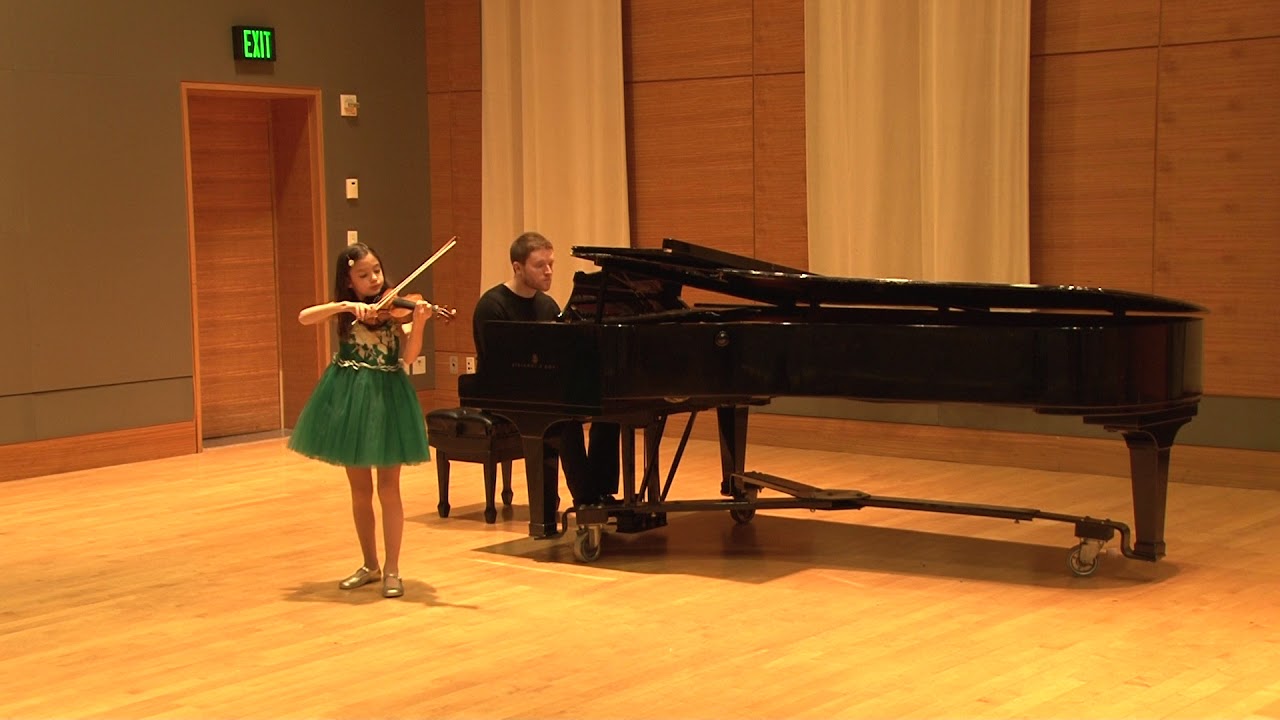 Ava Pakiam, violinist, age 8 Kreisler Praeludium and Allegro