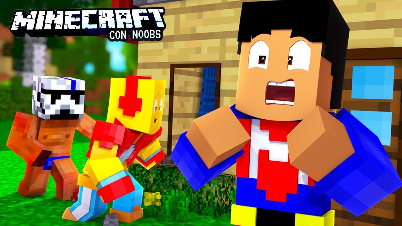 NOS COLAMOS en la CASA DE VEGETTA777 *MINECRAFT CON NOOBS*