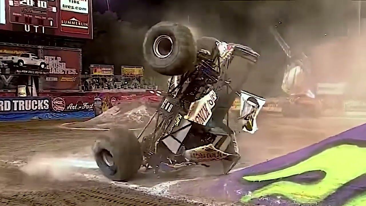 Every Monster Jam Racing Crash At The World Finals WF1 WF16