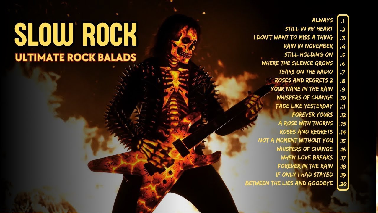 Slow Rock Ballads Full of Emotion | Iconic Romantic Rock Songs That Last Forever