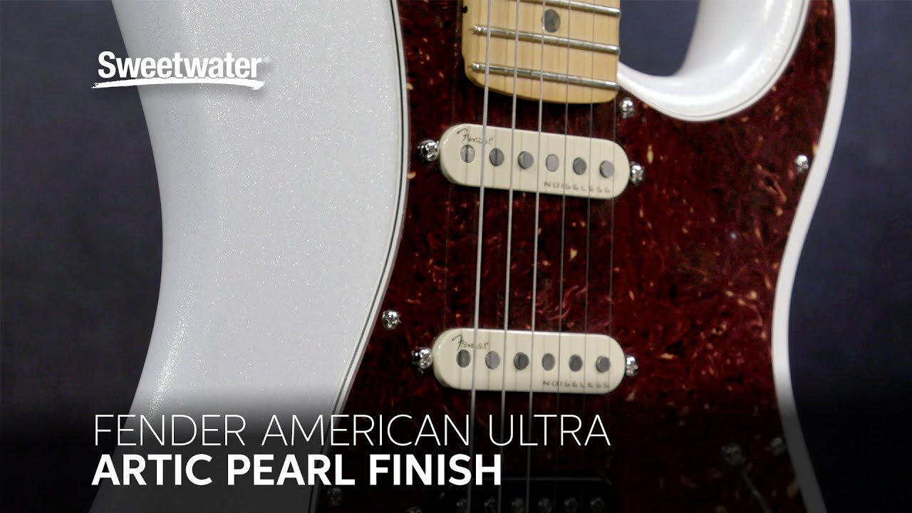 Fender American Ultra &mdash; Arctic Pearl Finish in 4K