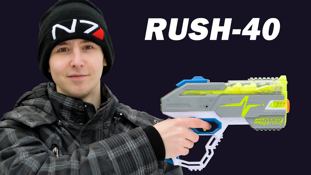 Nerf Hyper Rush-40 - Unboxing, Review & Test | MagicBiber [deutsch]