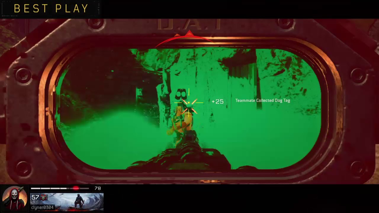 Koshka thermal clip to end game (bo4 sniping)