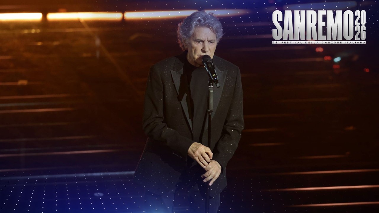 Sanremo 2026 - Fausto Leali canta 