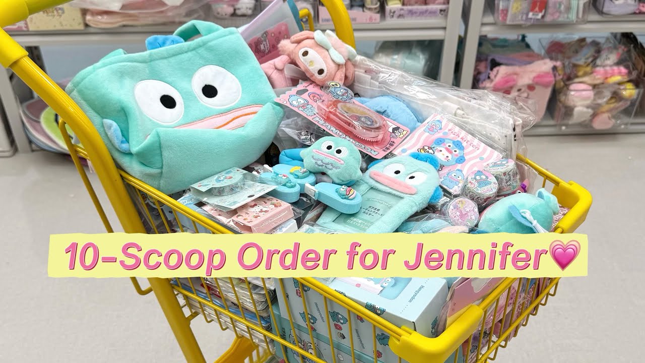 Заказ на 10 шариков для Дженнифер 💗 #sanrio #luckyscoop #hangyodon #kawaii #packingorders #mymelody