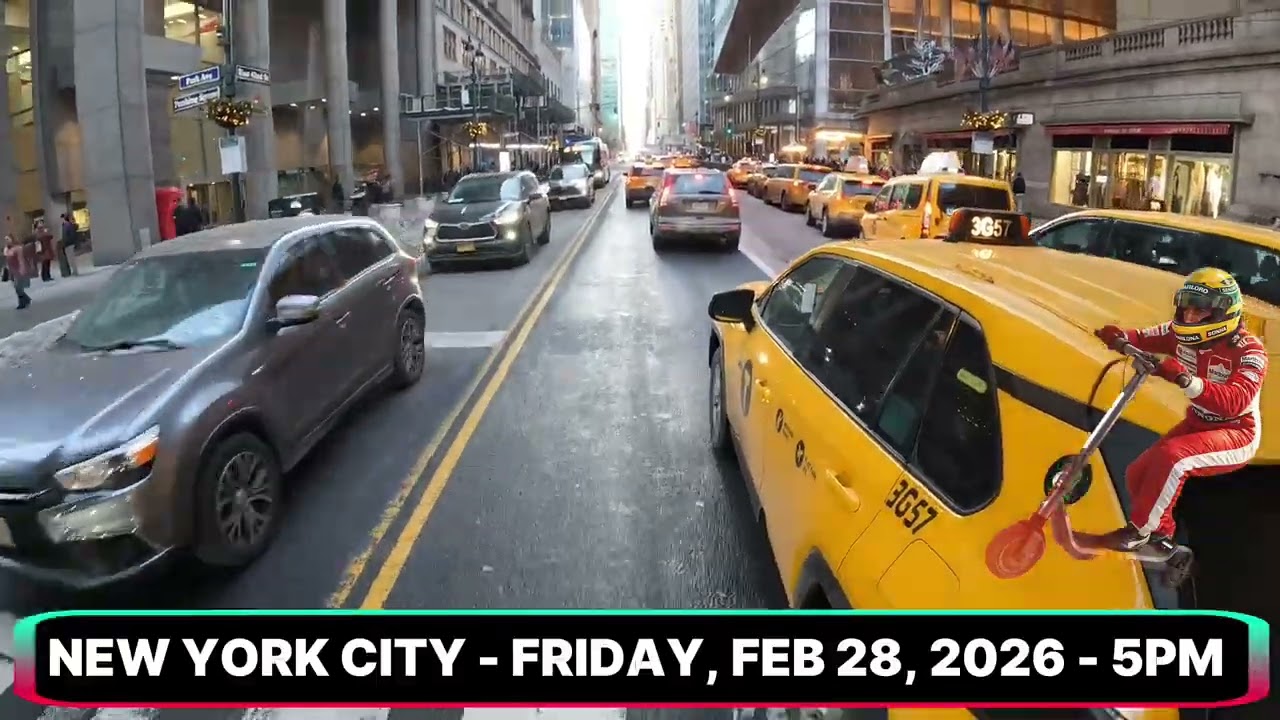 NEW YORK CITY - FRIDAY, FEB 28, 2026 - 5PM