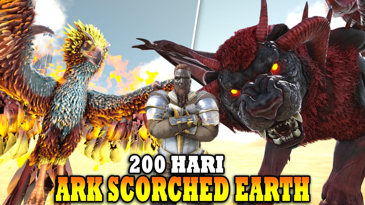 200 Hari Aku Di ARK SCORCHED EARTH