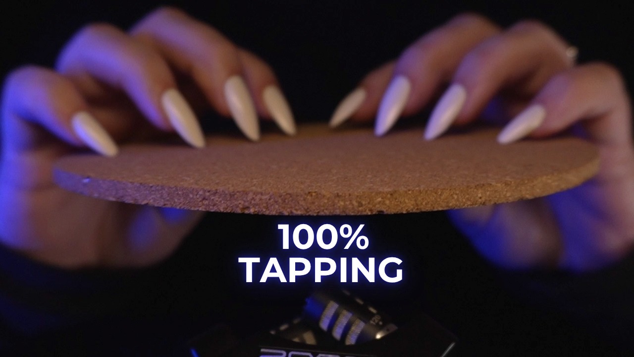 ASMR Addictive Fast Tapping Collection For Deep Sleep & Anxiety Relief (No Talking) &mdash; 2.5 Hours