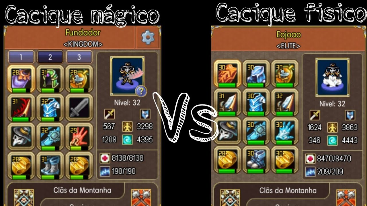 Warspear online -  Cacique mágico vs Cacique fisico (Fundador X Eojoao)