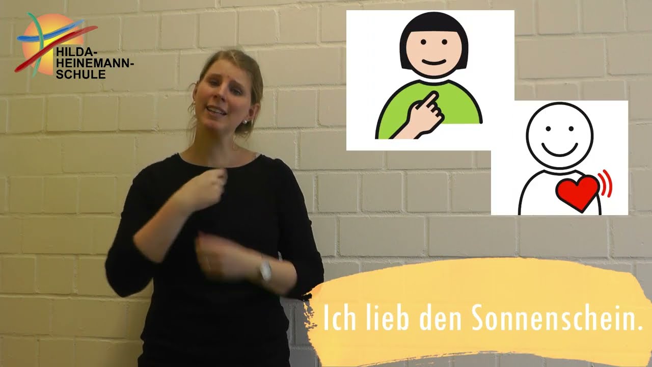 Ich lieb den Frühling  - mit METACOM-Symbolen