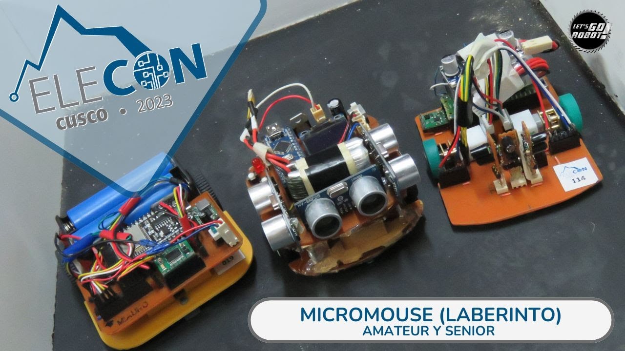Robot MicroMouse (Laberinto): Amateur y Senior - I ELECON UNSAAC (Cusco, Perú)