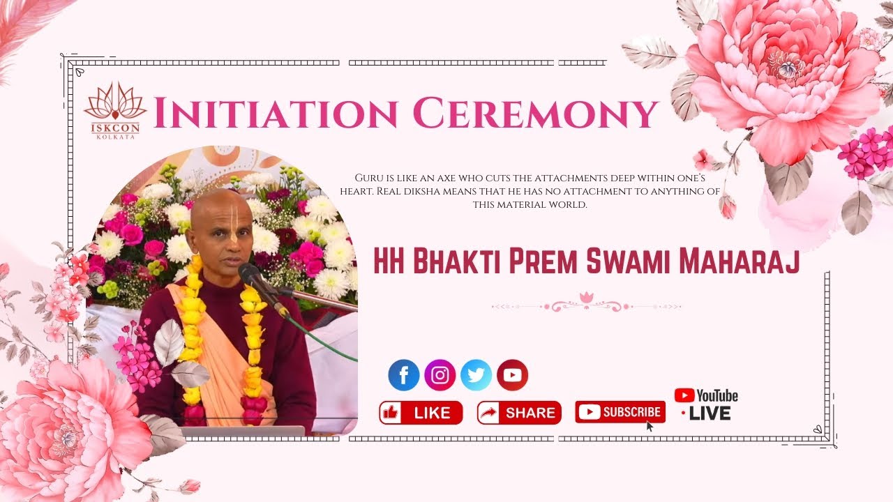 Initiation Ceremony | HH Bhakti Prem Swami Maharaj | Prabhupada Birthplace | 31st Dec 2025