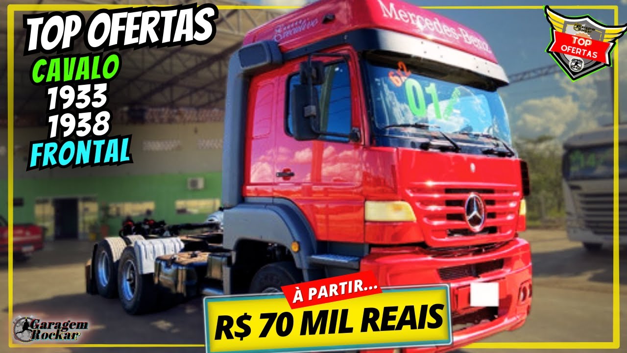 TOP OFERTAS de CAVALO MERCEDES AXOR 1933 e 1938 BARATO a VENDA [À PARTIR DE 70 MIL] #caminhãobarato