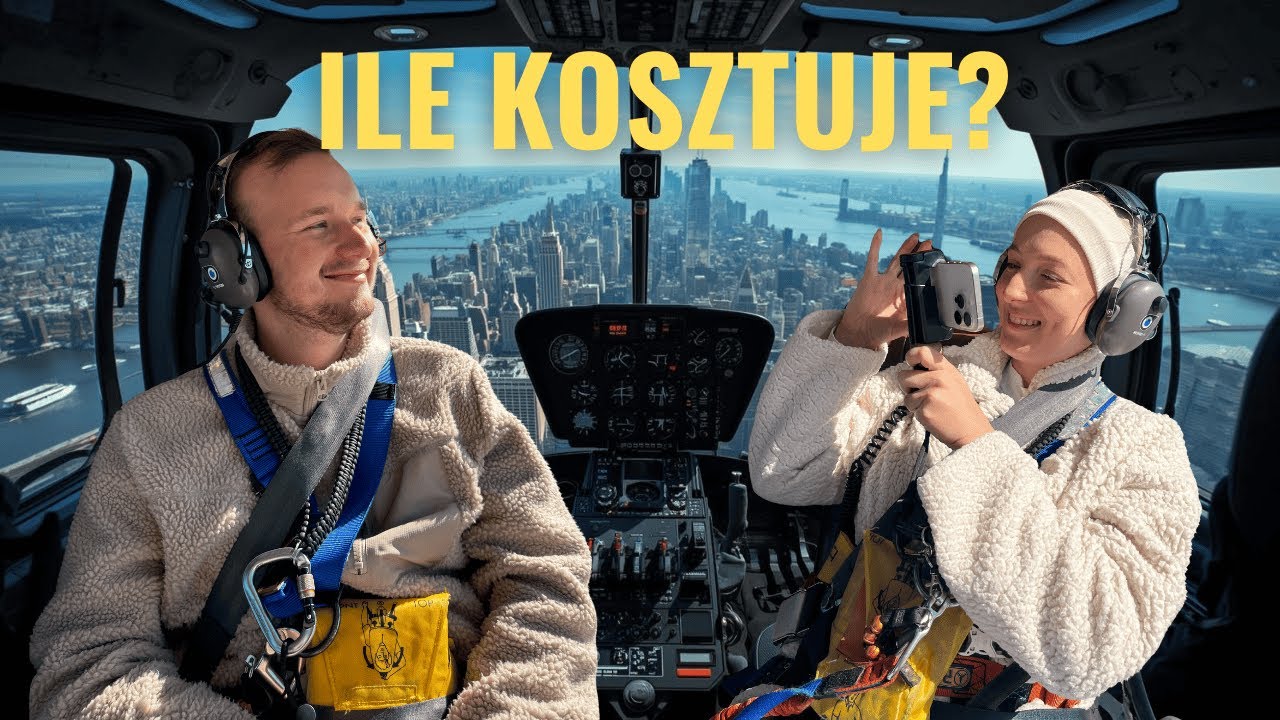 NYC z helikoptera… BEZ DRZWI 😳