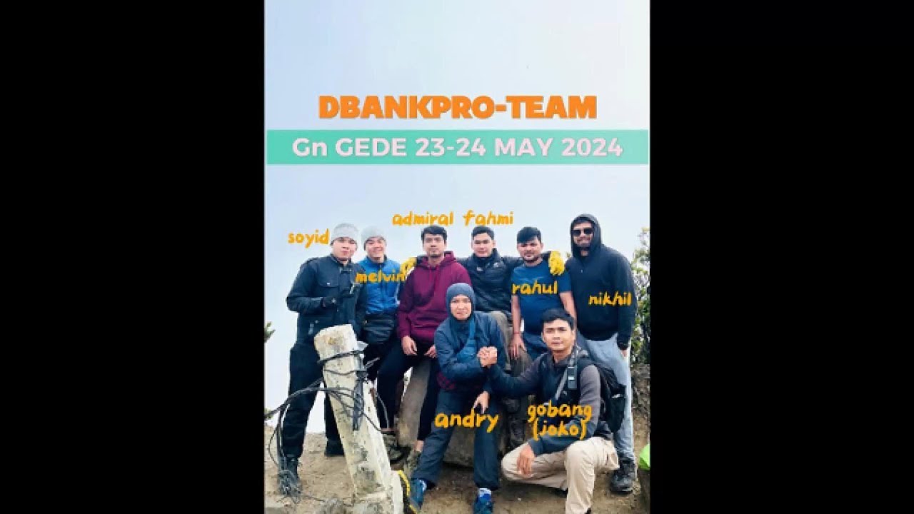 Travel Vlog Gunung Gede 23-24 May 2024