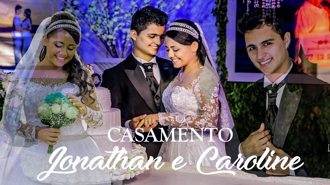 CASAMENTO Caroline e Jonathan | História de amor à distância ♡ (melhores momentos) - CCB