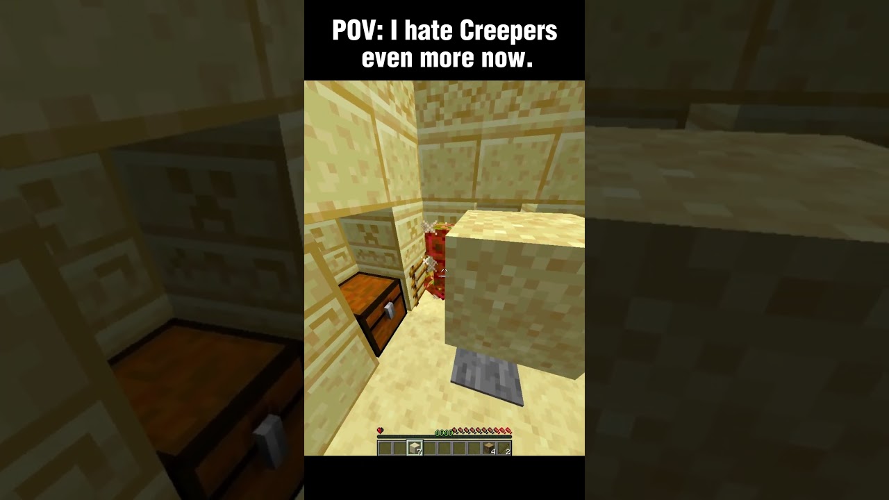 Minecraft Creeper #minecraft #bestgg #creeper #meme #memes #shorts #short