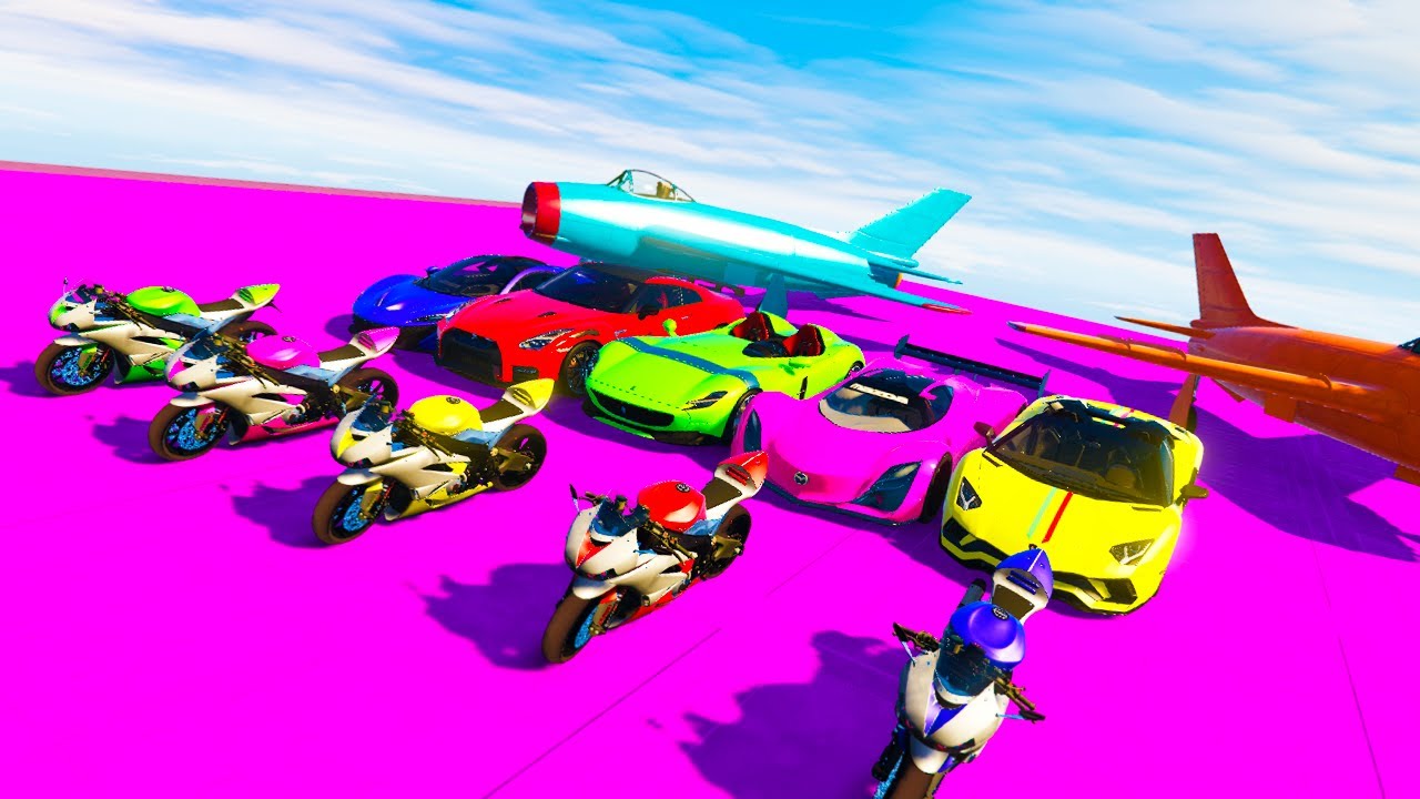 GTA V Existing Car Racing By Trevor New Stunt Map Challenge