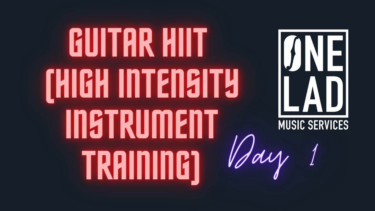 Guitar HIIT | One Lad Music Services | Day 1- How to tune your guitar and play your first song