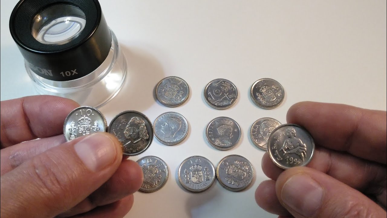 Las Monedas de 10 pesetas ( España).