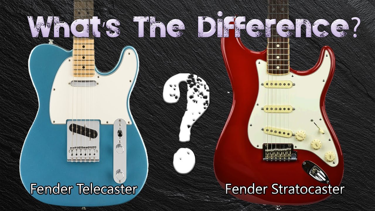 What's The Difference? Fender Telecaster and Stratocaster #guitar #fenderstrat #telecaster