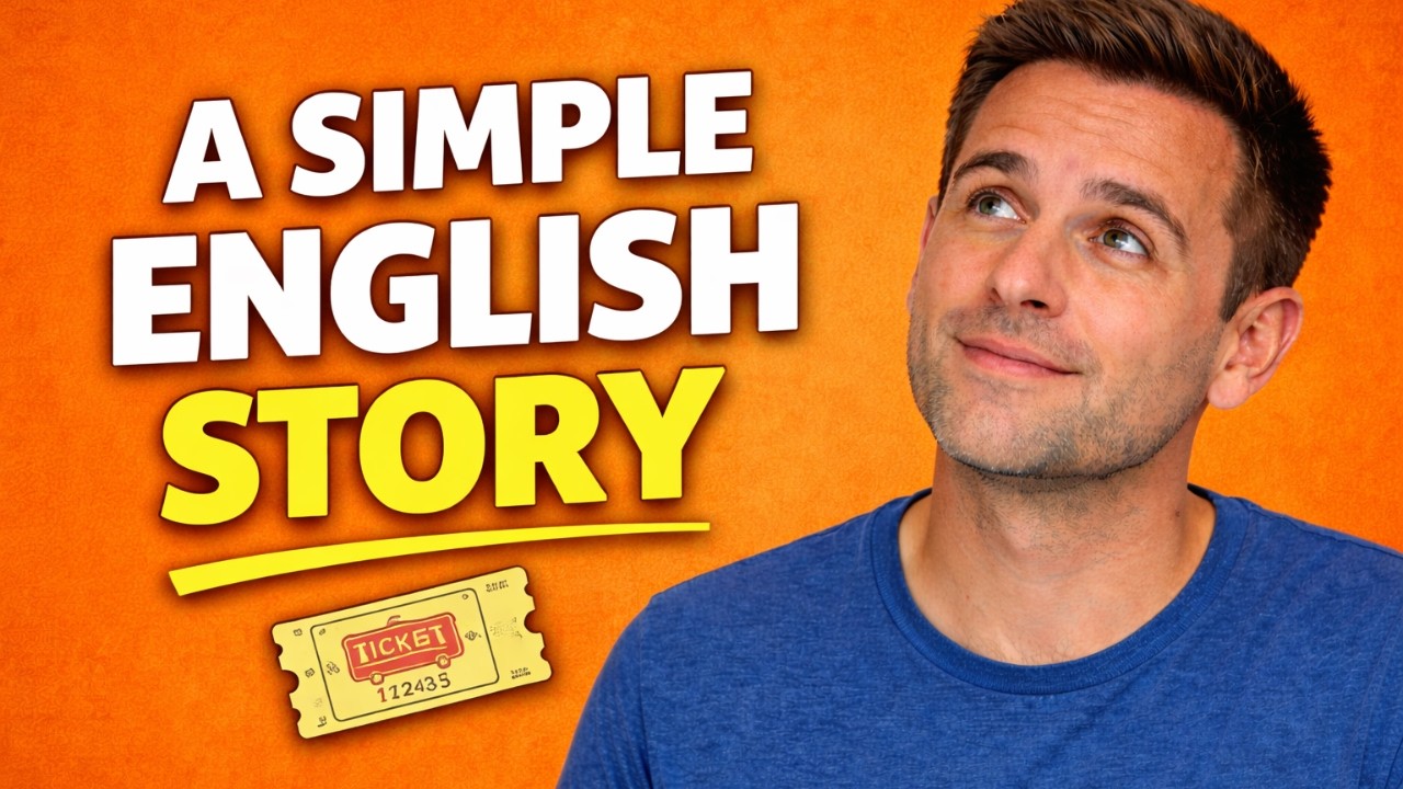 Learn English with Story | Slow Listening for Beginners | “The Lost Bus Ticket” Shadowing Practice