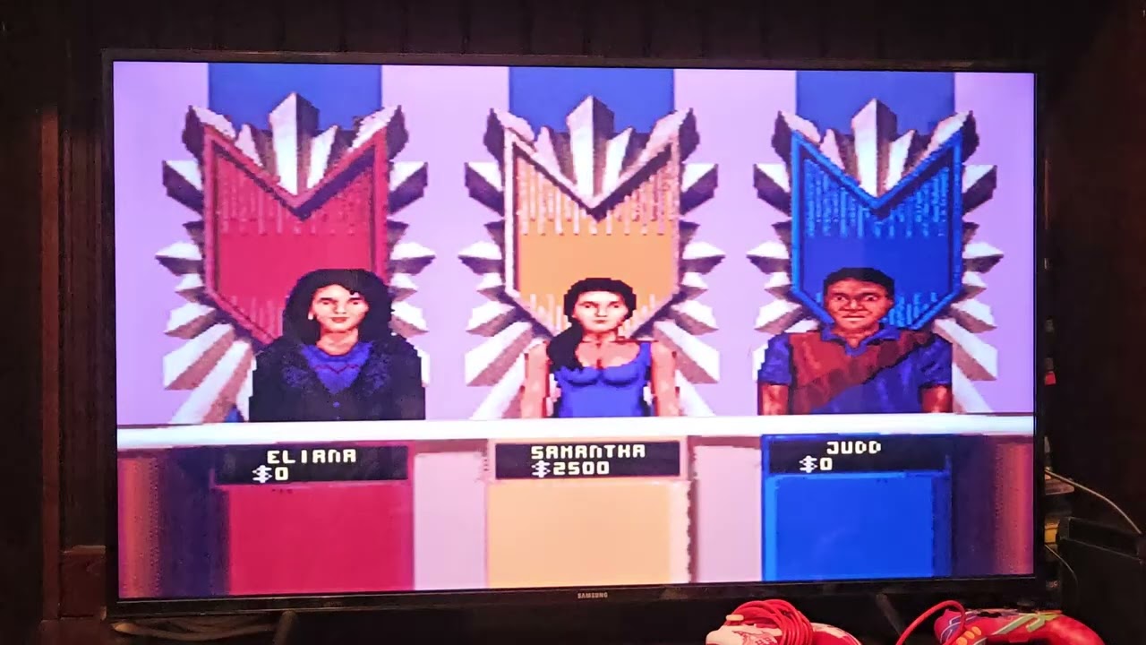 I play as Eliana N on Wheel of Fortune for the SNES