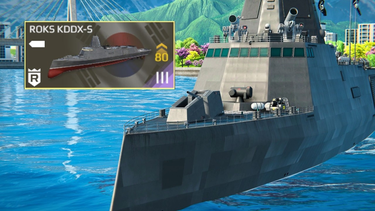 ROKS KDDX-S - Rarely used cannons when using this ship - Solo Ranked - Modern Warships