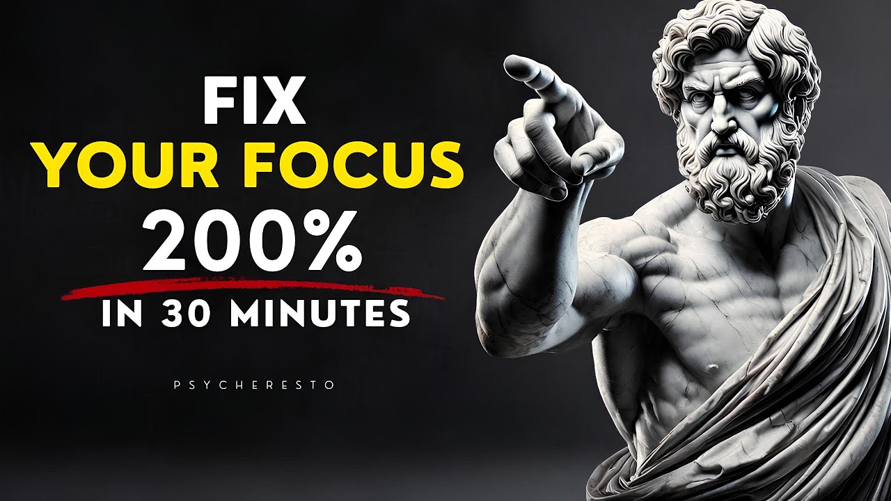 Why You Can't FOCUS - And How To FIX That | STOICISM