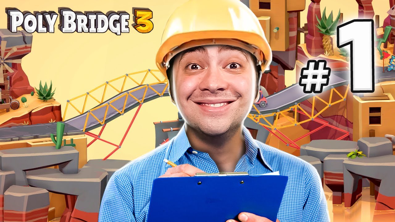 alanzoka jogando Poly Bridge 3 - #1