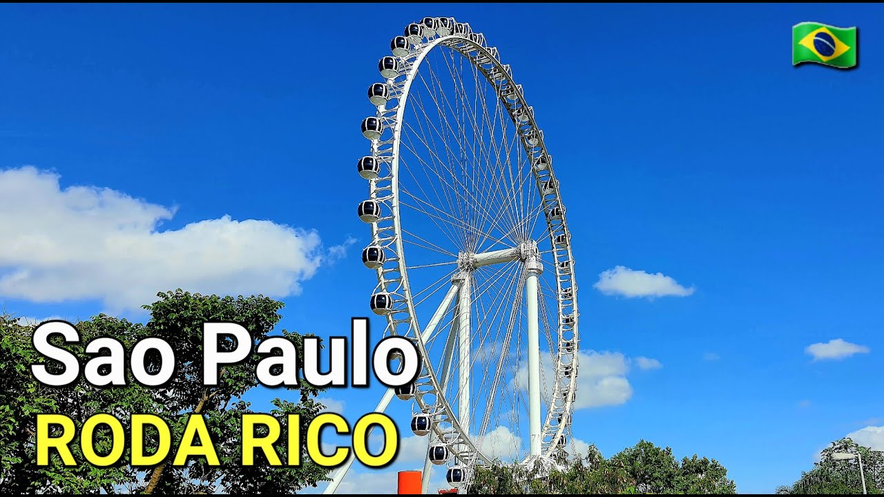 HOW is the RIDE on the LARGEST FERRIS WHEEL in Latin America in S&atilde;o Paulo? RODA RICO | Hapfun 【4K】