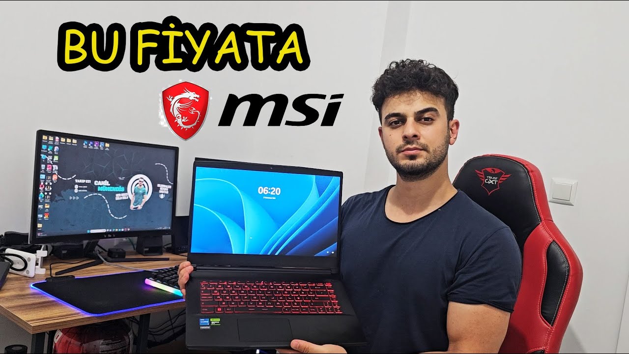 MSI THIN GAMİNG LAPTOP KUTU AÇILIMI FREEDOS WINDOWS KURULUMU / RTX4060 / 16 GB RAM / İ5 12450H