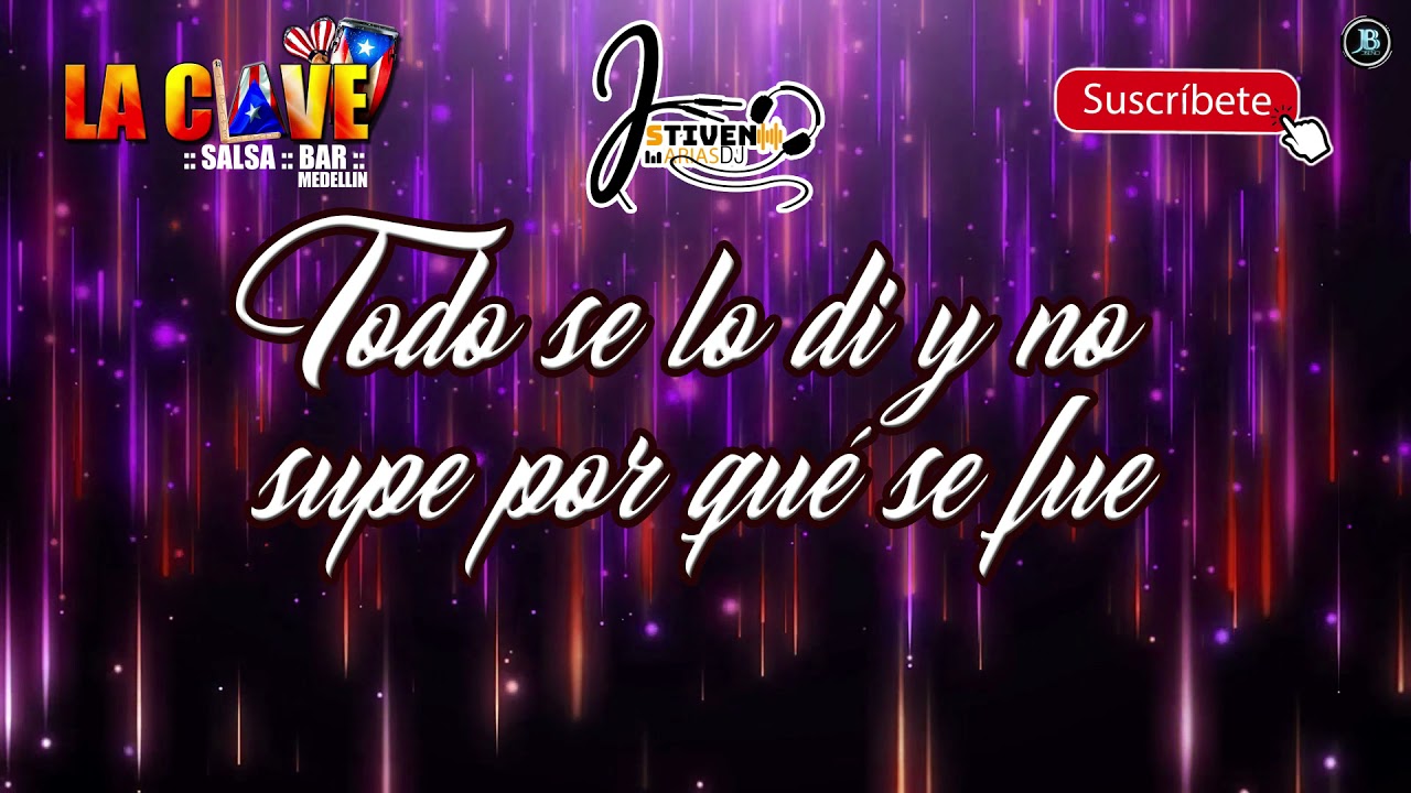 ENTREGA- GRUPO NICHE (VIDEO LYRICS) DJ STIVEN ARIAS