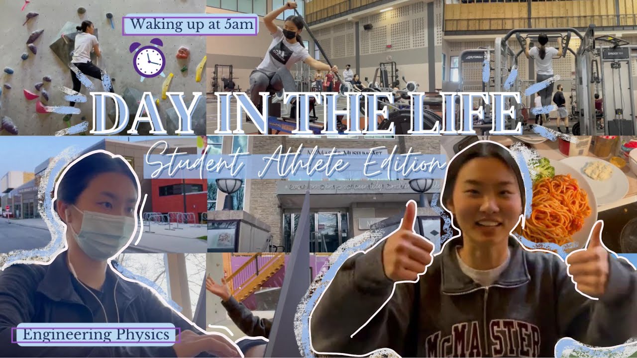 MY DAY IN THE LIFE AS A STUDENT ATHLETE & EMPLOYEE | McMaster University
