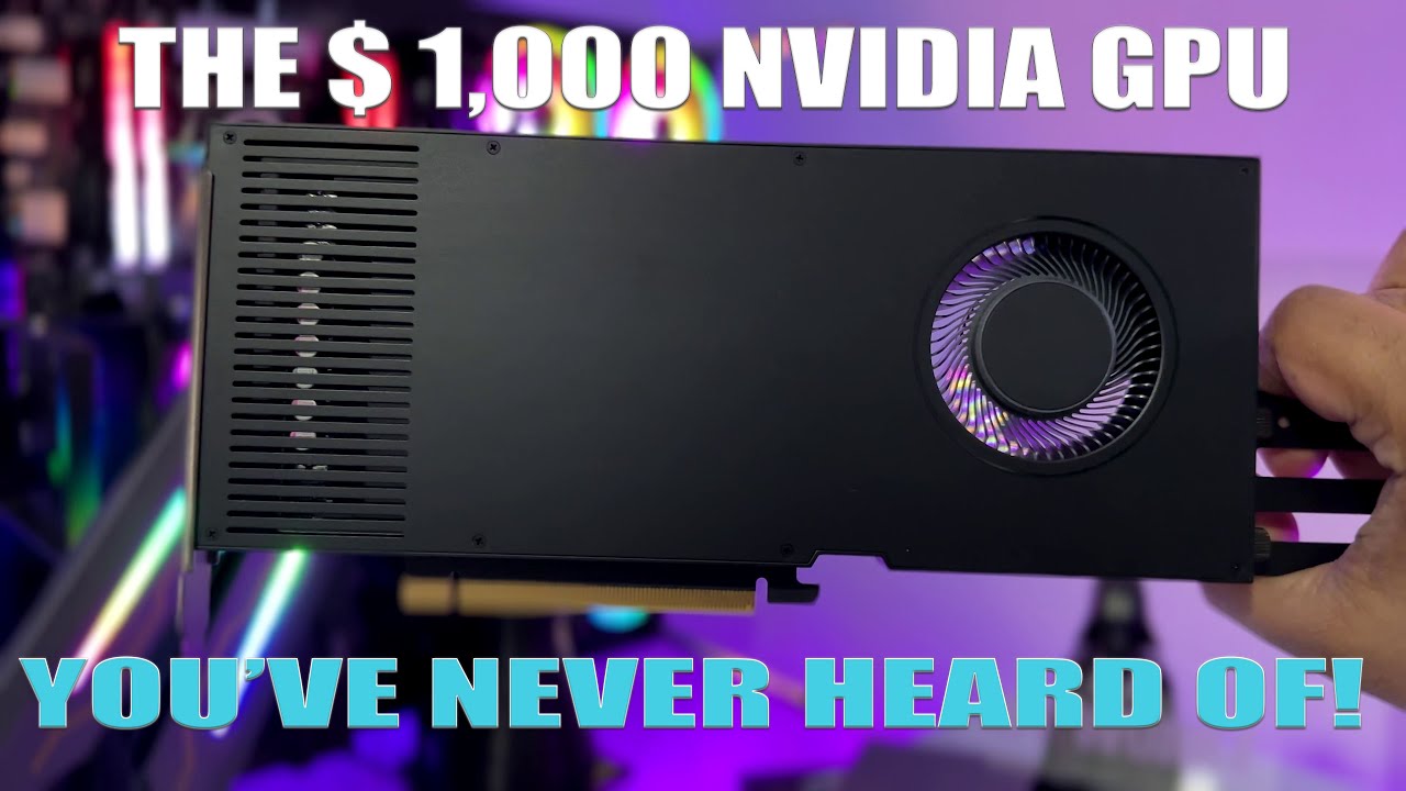 NVIDIA RTX A4000 Review: The Best Upgrade for Creatives?