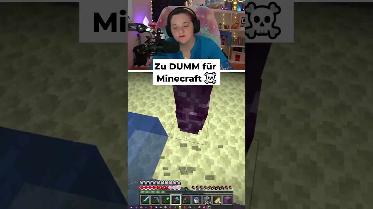 Zu DUMM f&uuml;r Minecraft ☠️