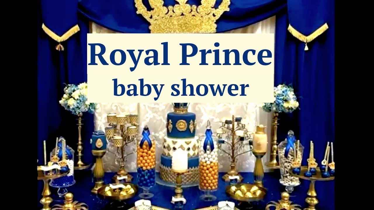 Royal Prince Baby Shower Decoration Ideas & Layouts
