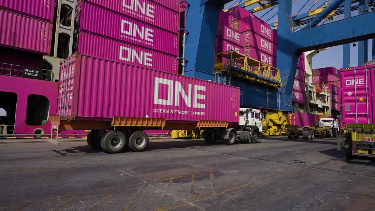Journey with our ONE Containers from Dadri to Mundra, where they are deployed on the WIN Service