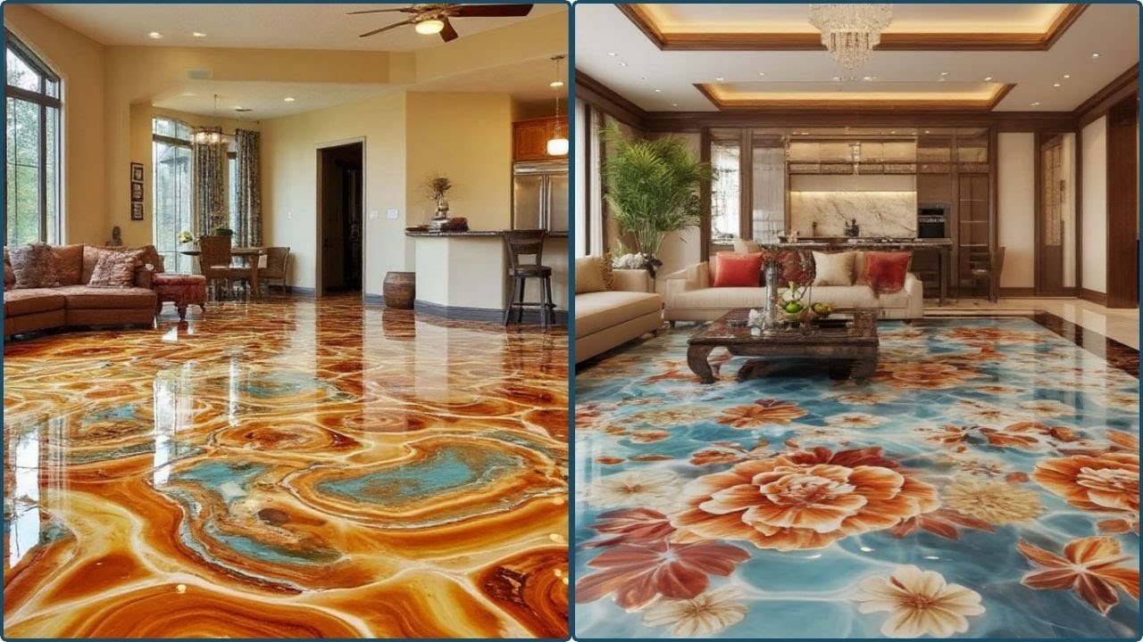 100 New 3D Epoxy Flooring Ideas 2025 Home Flooring Ideas | Epoxy Floor Art | 3D Floor Designs