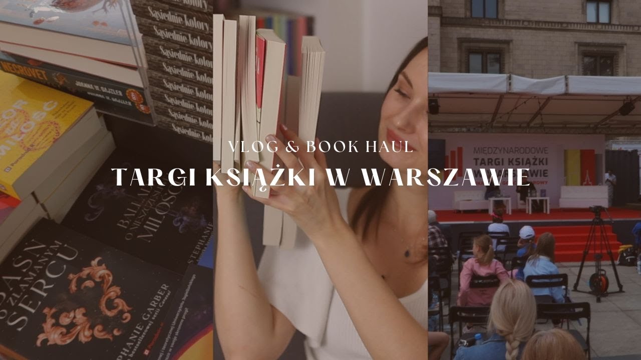 Targi Książki w Warszawie! ✨ | MINI VLOG I BOOK HAUL 📚