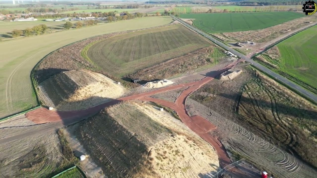 A14 Autobahn-Teilstück Storbeck-Polkau