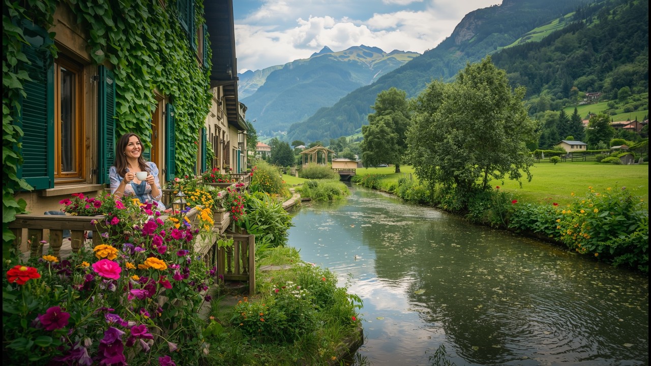 From Village to Valley: A Walking Tour of Valloire, France 4k #ValloireFrance #frenchalps #laborgé