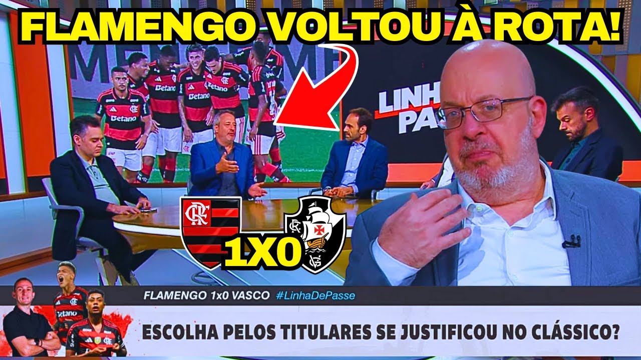 FLAMENGO VENCE O VASCO! ELENCO PRINCIPAL DÁ SHOW, CARRASCAL FAZ GOLAÇO E MENGÃO DOMINA!
