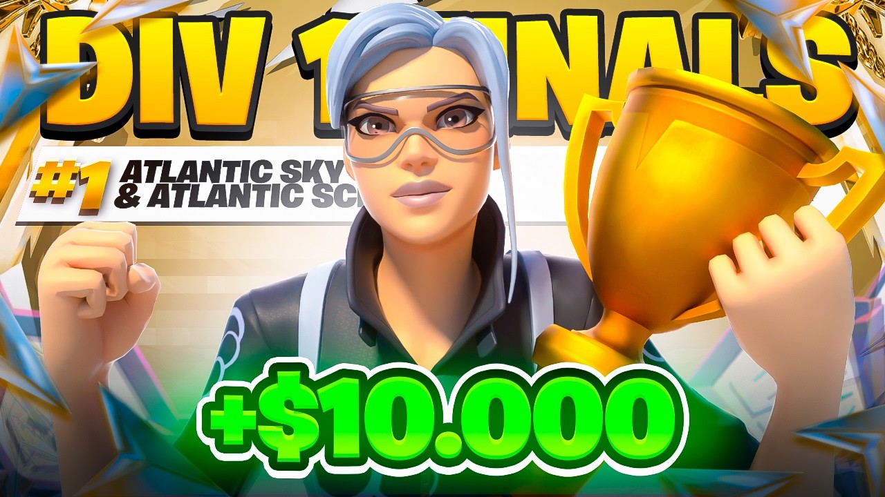 1ST PLACE FNCS DIVISION 1 FINALS ($10,000) 🏆 w/Scroll | Sky