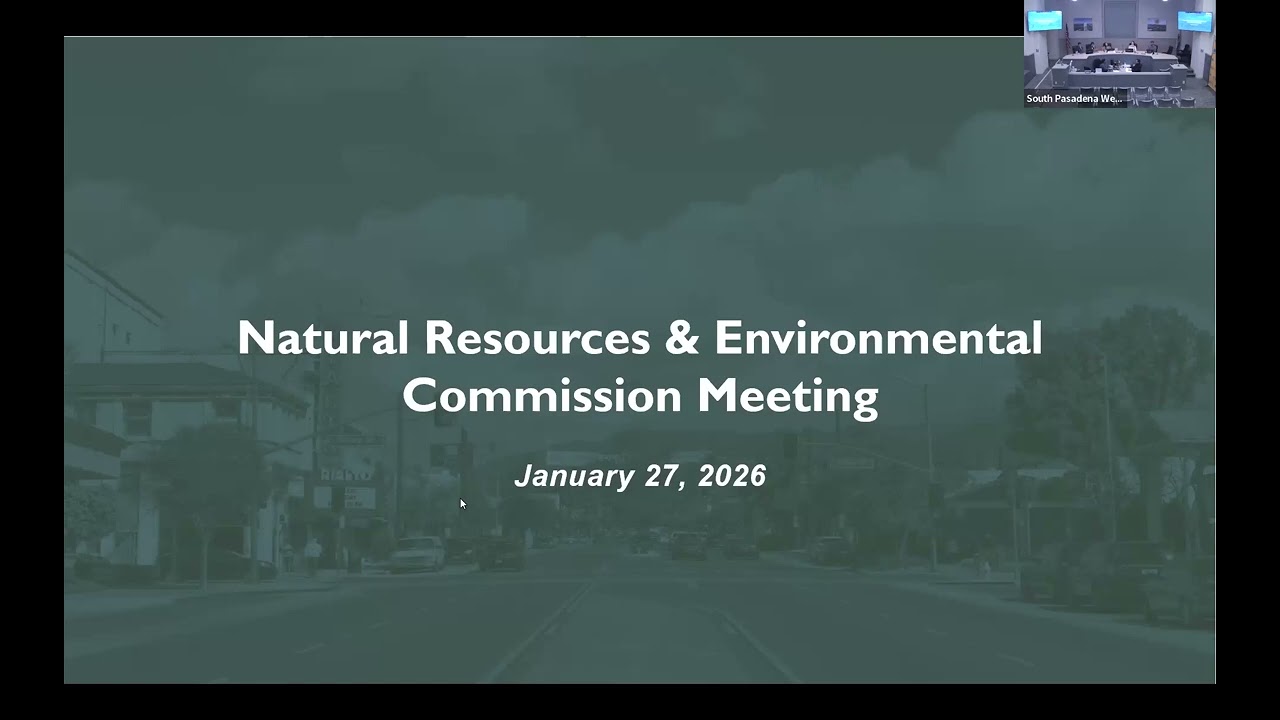 Natural Resources & Environmental Commission - January 27, 2026