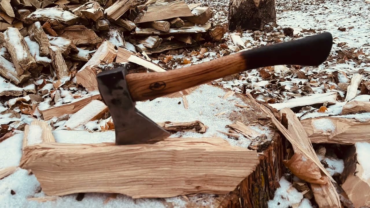 Sexy hand ax upgrade on a $16.99 Amazon Brufer - Easy, fun, and rewarding!