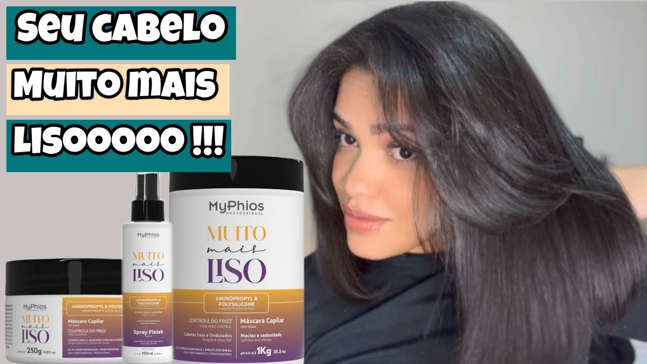 ROTINA DE HIDRATAÇÃO PARA LISAS E ALISADAS ✨ Muito mais liso | MyPhios ✨