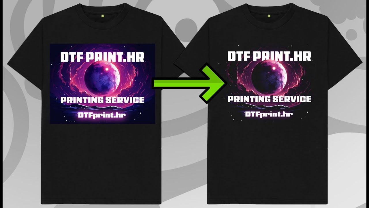 How to Halftone an image for DTF printing -  Quick Photoshop tutorial