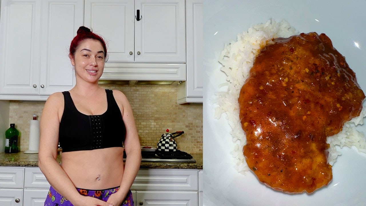 Курица с медом, лимоном и чесноком